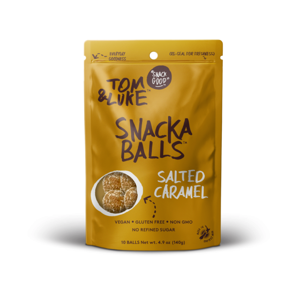 Salted Caramel Snackaballs 396g - 6 Pack - Tom & Luke